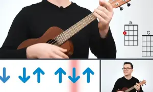 Chłopak z gitarą chwyty - naucz się grać ulubioną piosenkę bez trwogi