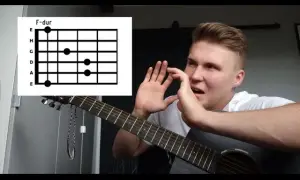 Jak łatwo zagrać chwyt F na gitarze i uniknąć trudności