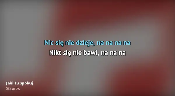 Tekst piosenki jaki tu spokój - odkryj emocje nudy i tęsknoty