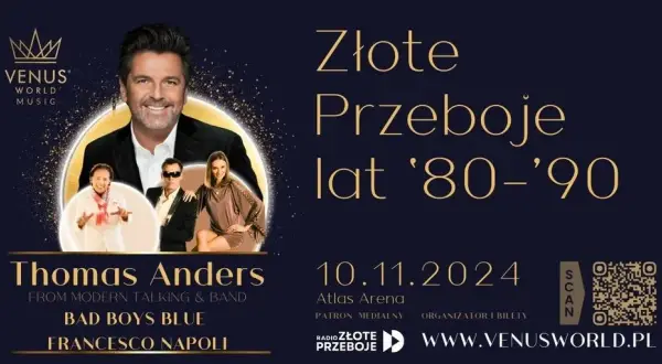 Ile kosztuje koncert Thomasa Andersa? Ceny biletów i szczegóły