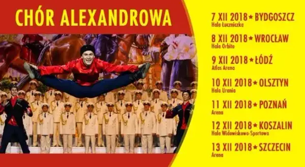 Ile trwa koncert Chóru Aleksandrowa? Sprawdź czas trwania