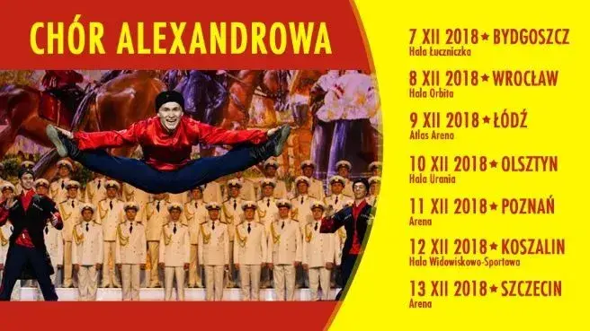 Ile trwa koncert Chóru Aleksandrowa? Sprawdź czas trwania